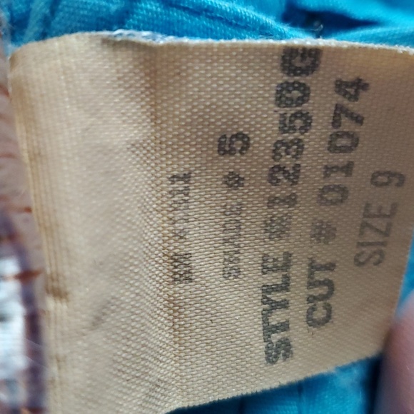 VINTAGE Tomboy Blue Skirt with Pockets Woman XS - Picture 8 of 9